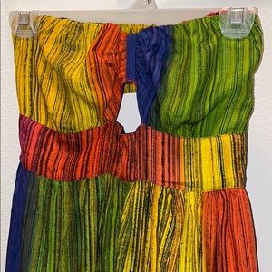 Vintage long multi colored dress- never worn